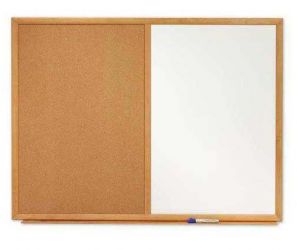 Oak Wrapped Magnetic Combo Board